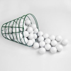 Rổ đựng bóng Golf kim loại bền bỉ, chịu lực tốt, dung tích lớn, thích hợp cho sân Golf, trung tâm huấn luyện và phòng tập cá nhân. Thiết kế tiện lợi, dễ mang theo và sử dụng lâu dài