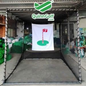 Khung lưới tập golf màu đen