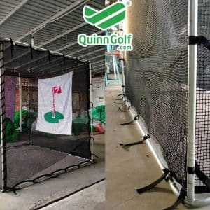 Khung lưới tập golf màu đen