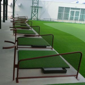 Vách ngăn sân tập golf khung inox