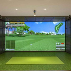 Phòng tập golf 3D màn hình đơn hiện đại