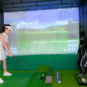 Phòng tập golf 3D 1 màn hình gói phổ thông