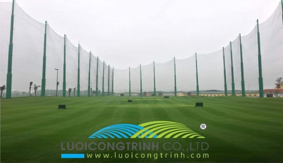 Cung cấp và thi công lưới sân tập golf Long Biên