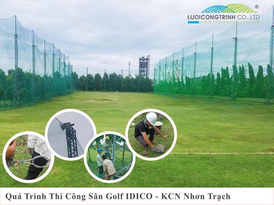 Quá trình thi công sân tập golf IDICO - KCN Nhơn Trạch