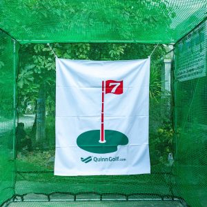 Tâm phát bóng golf màu trắng