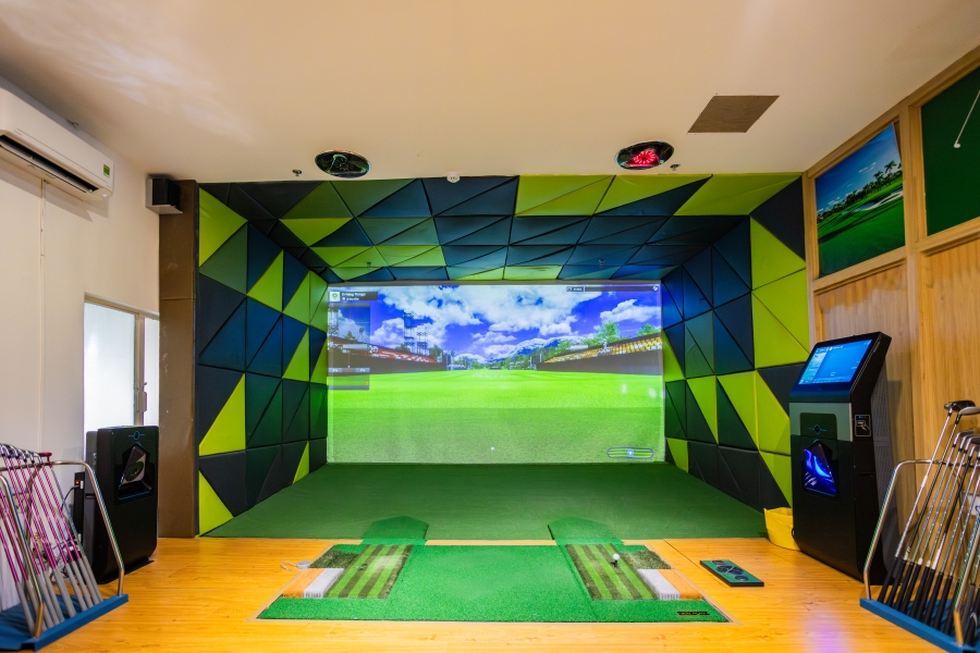 Sân tập golf trong nhà