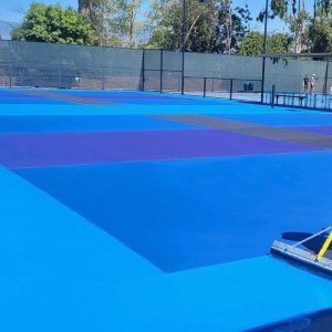 Sơn nền sân Pickleball