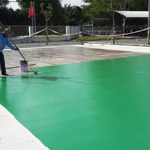 Thi công sơn chống thấm sân Pickleball